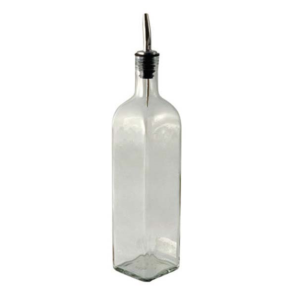 500ml Square Oil Bottle W/Tapour