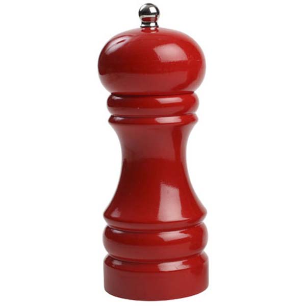 150mm Capstan Pepper Mill Red Gloss