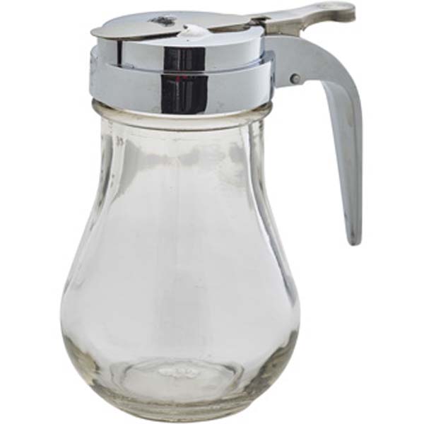 6oz Syrup Dispenser Chrome Pourer Top