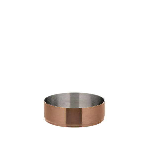 14cm Unity Round Bowl Brushed Copper