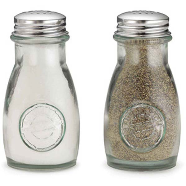 113g Authentic Salt & Pepper Shaker Clear