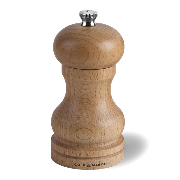 120mm Capstan Pepper Mill Beech