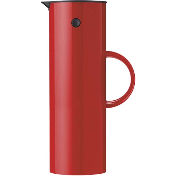 1l Stelton Vacuum Jug Red