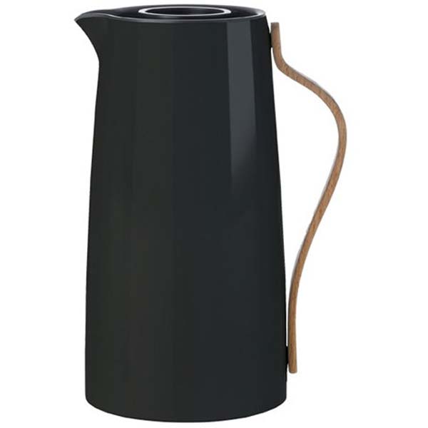 1l Stelton Emma Tea Vacuum Jug Black