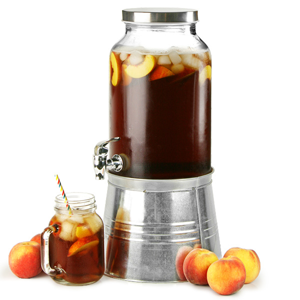 5l Mason Jar Drinks Dispenser With Ice