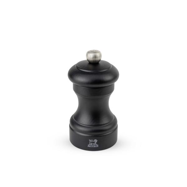 100mm Peugeot Bistro Salt Mill Matt Black