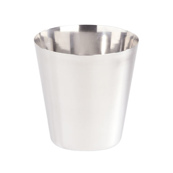 9cm Taper Chip Cup S/Steel