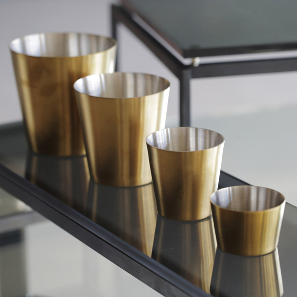 58mm Craster Chip Cup Brushed Brass