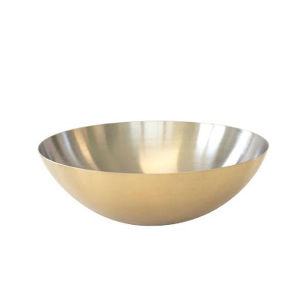 250x85mm Tilt Bowl Brass