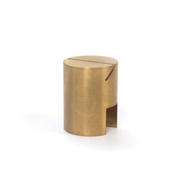 30x38mm Flow Label Holder Brass