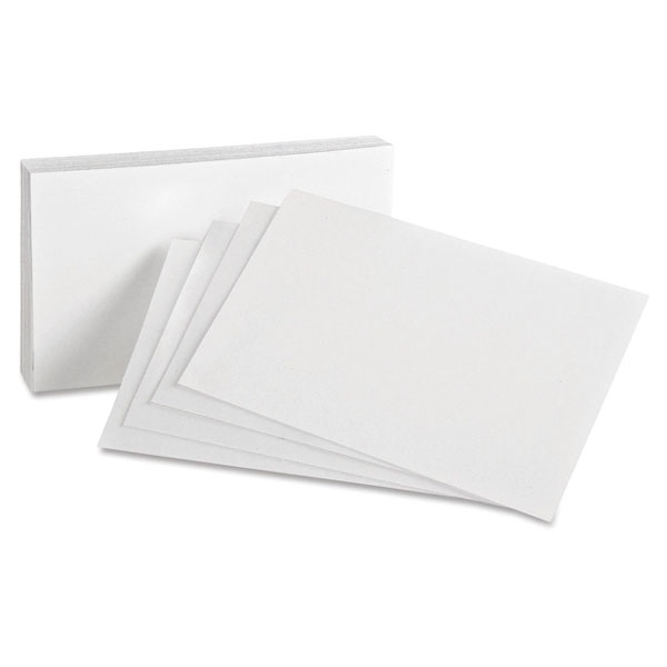 86x55mm Blank Label Card White