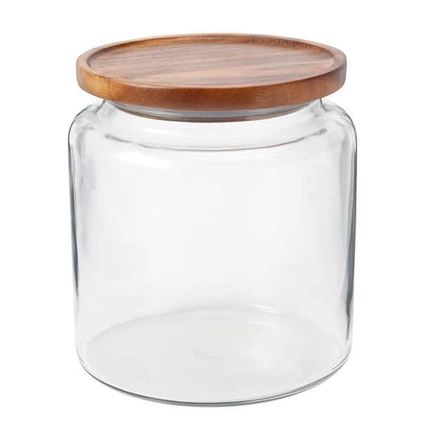 96oz Montana Glass Jar & Acacia Lid