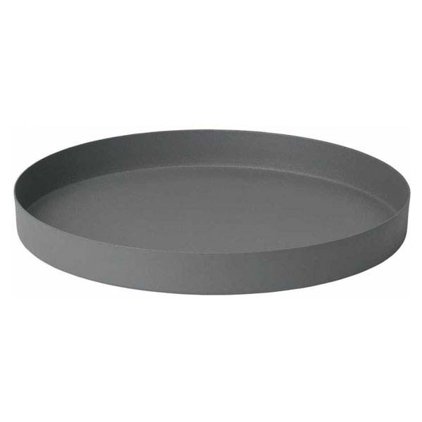 36cm Reo Steel Tray Pewter