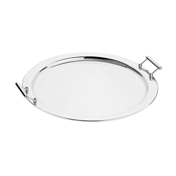 42cm Round Edge Tray S/Steel