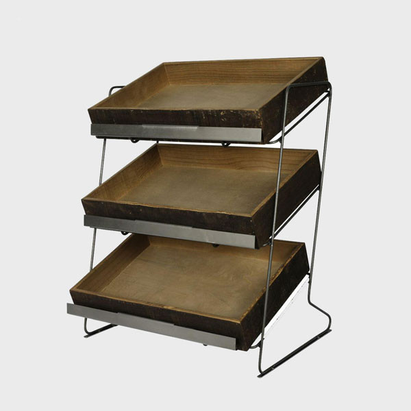 477x343x576mm 3 Tier Display Medium Wooden