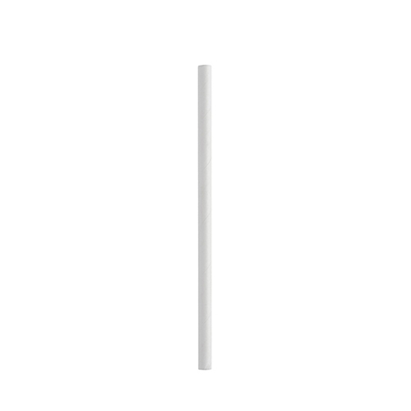 20cm Paper Straw White