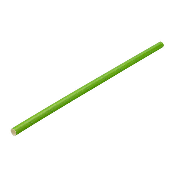 20cm Paper Straw Green