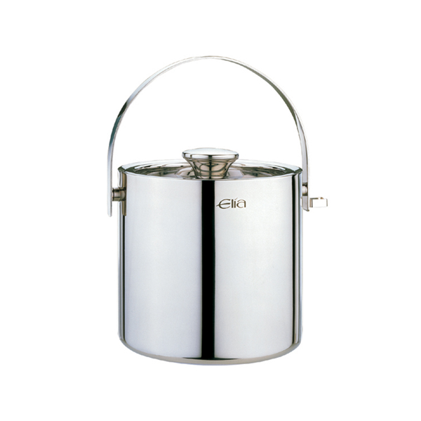 3l Insulated Ice Pail+Tongs S/Steel