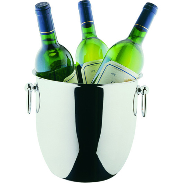 21.5cm Deluxe Wine Cooler Bucket S/Steel