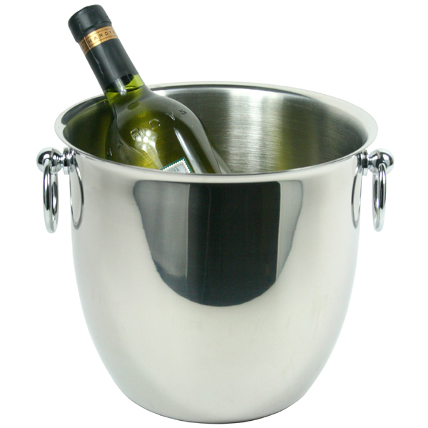 17cm Deluxe Wine Cooler Bucket S /Steel