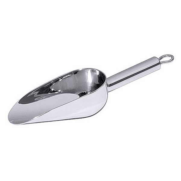 4oz Ice Scoop W/Hook S/Steel