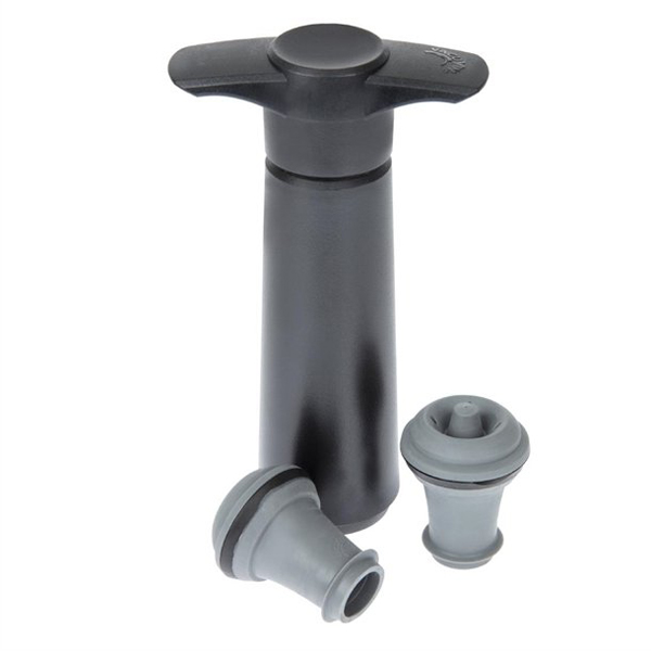 Vacu Vin Wine Pump Black + 1 Stoppers