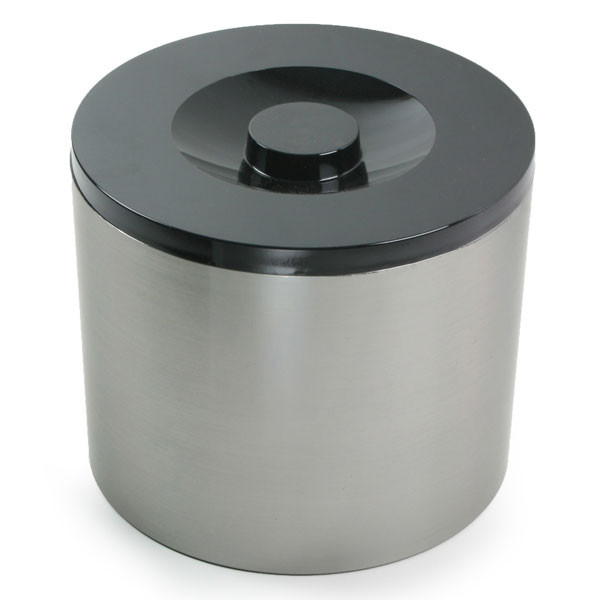 6l Round Ice Bucket Brushed Aluminium