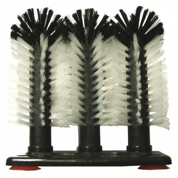 3 Brush Manual Glass Washer