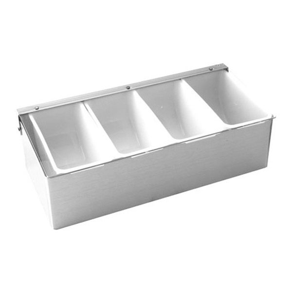 4 Part Condiment Dispenser S/Steel