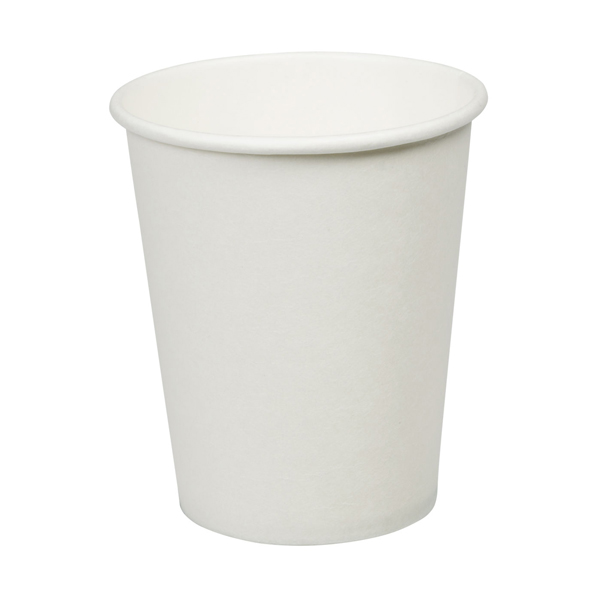 1168 12oz Hot Drinks Cup Single Wall White