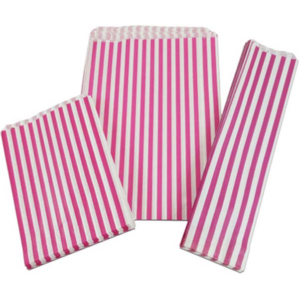 12.7x17.8cm Stripe Paper Bags