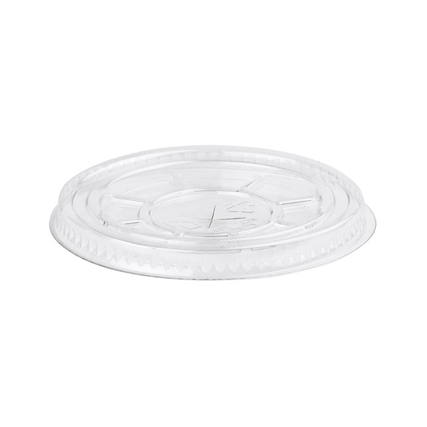 Smoothie Lid Flat With Straw Slot Pet