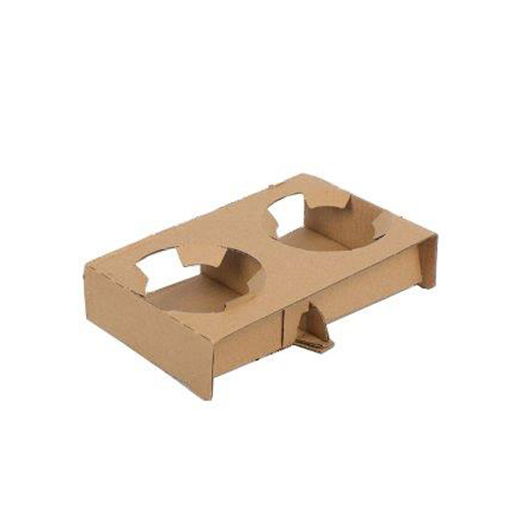 2 Cup Corrugated Cardboard Cup Carrier