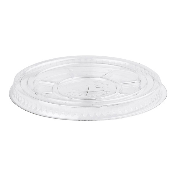 Smoothie Lid Flat With Straw Slot Pet