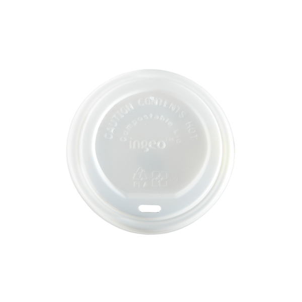 Compostable Domed Sip-Thru Lid Fits 8oz