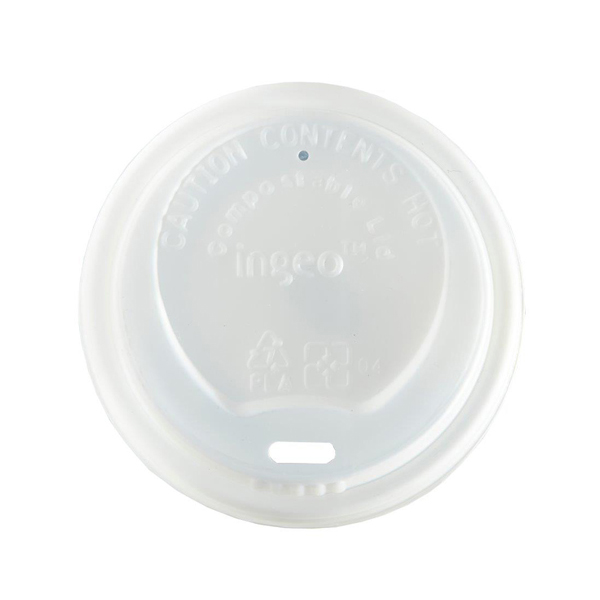 Compostable Domed Sip-Thru Lid Fits 4oz