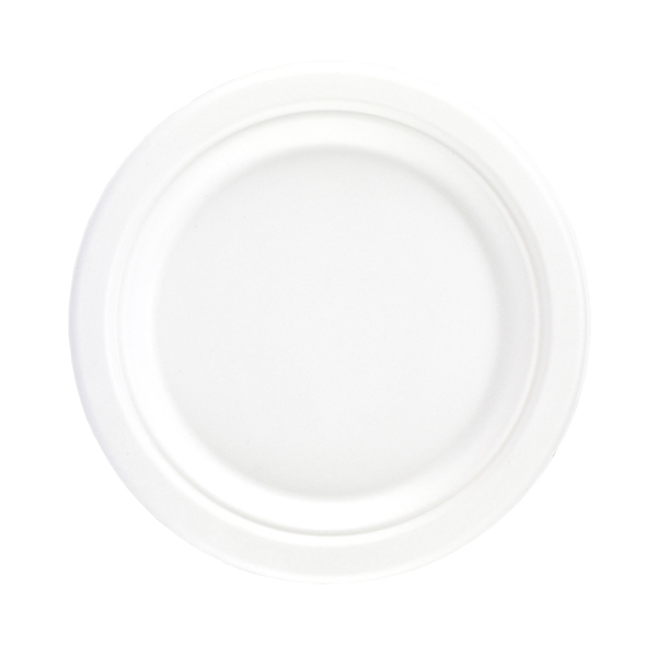 180mm Bagasse Round Plate