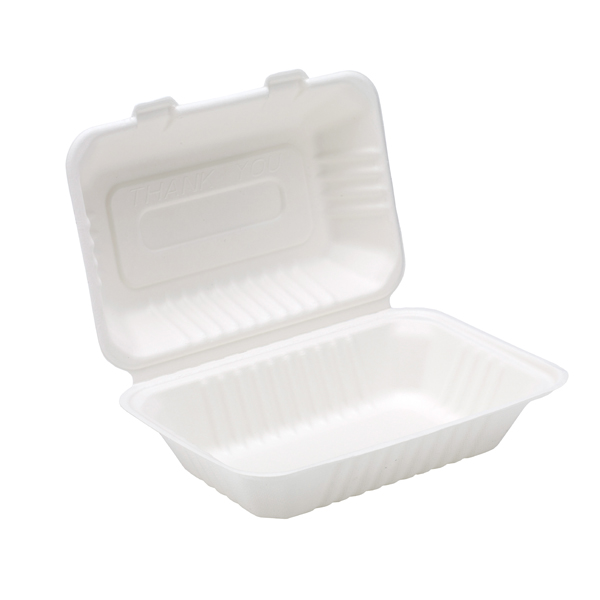 230x160mm Bagasse Lunch Box