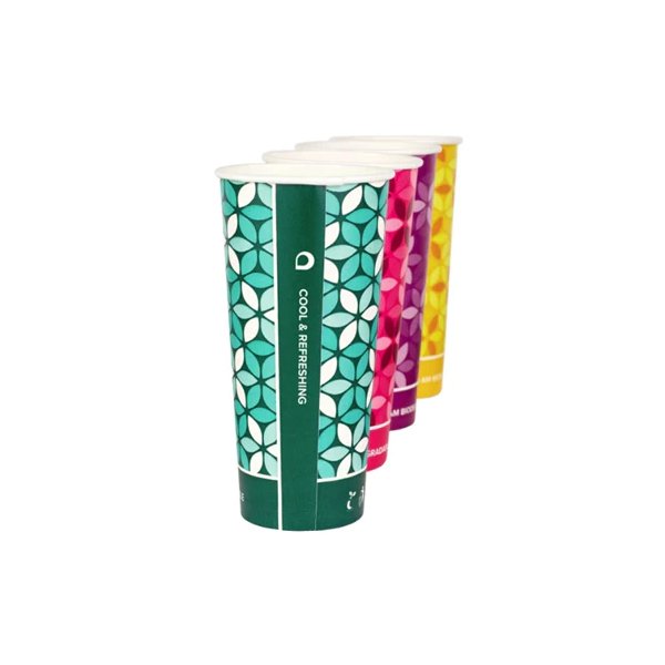 22oz Cool & Fresh Bio Cold Drink Paper Cup