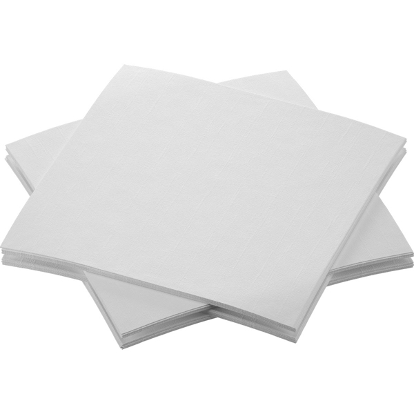 20cm Bio Dunisoft Cocktail Napkin White