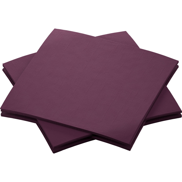 20cm Bio Dunisoft Cocktail Napkin Plum