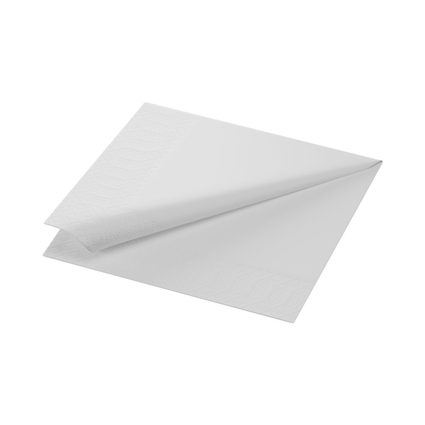 33cm Duni 1ply Napkin White