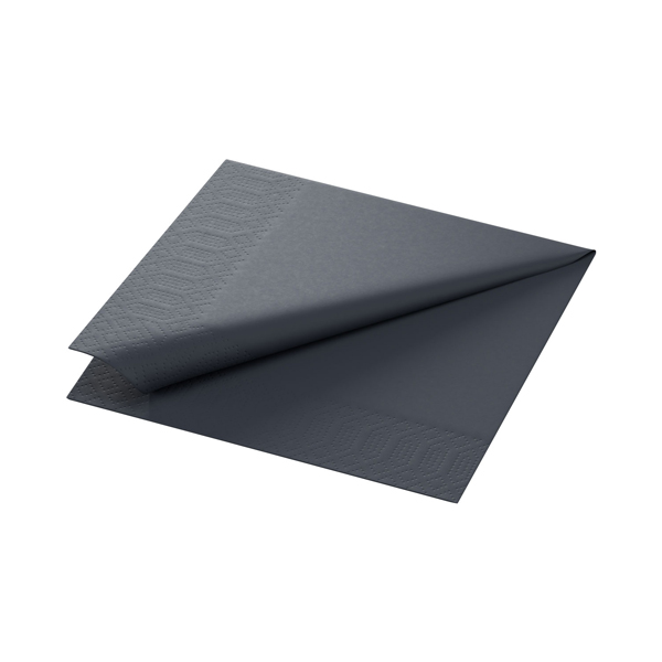 33cm Duni 2ply Napkin Black