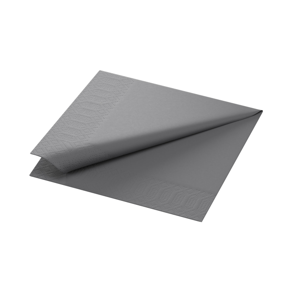 33cm Duni 2ply Napkin Granite Grey