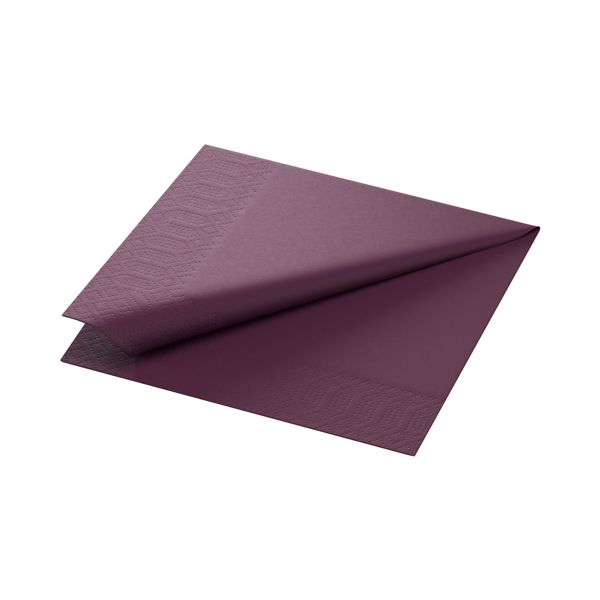 33cm Duni 2ply Napkin Plum