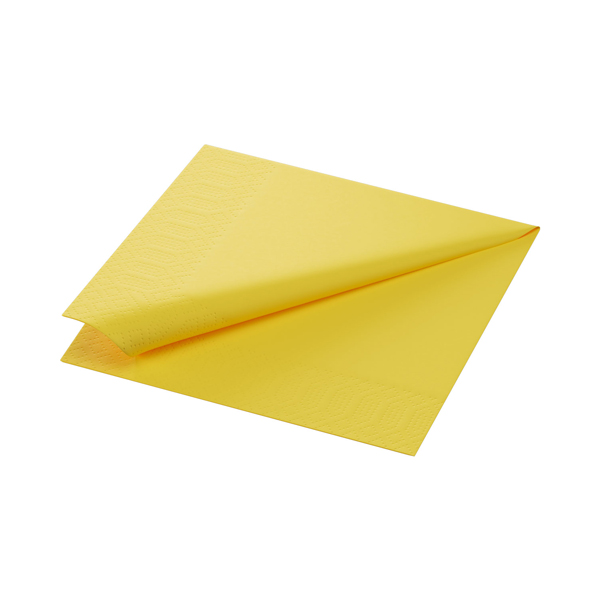 33cm Duni 2ply Napkin Yellow