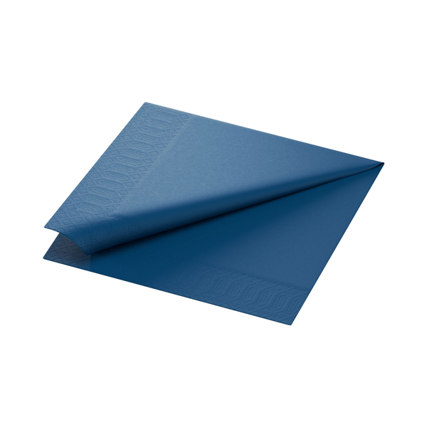 40cm Duni 2ply Napkin Dark Blue