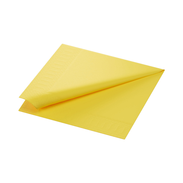 40cm Duni 2ply Napkin Yellow