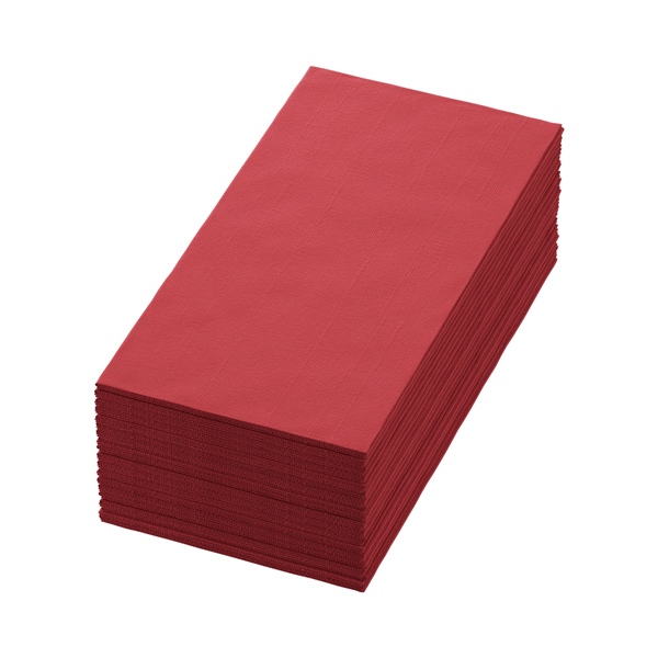 40cm Duni 2ply 8f Napkin Bordeaux