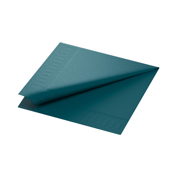 40cm Duni 3ply Napkin Ocean Teal